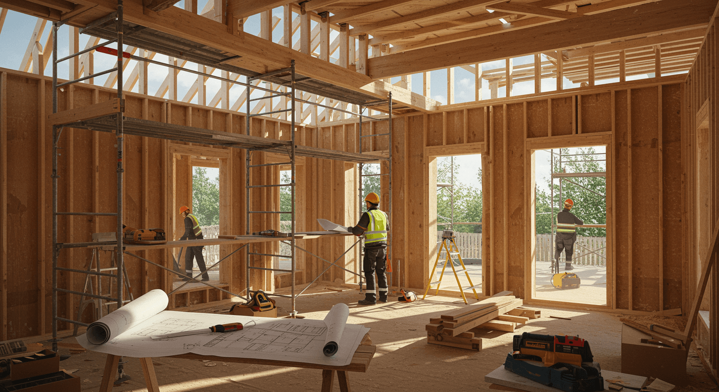 Bygg- och entreprenadverksamhet visualization