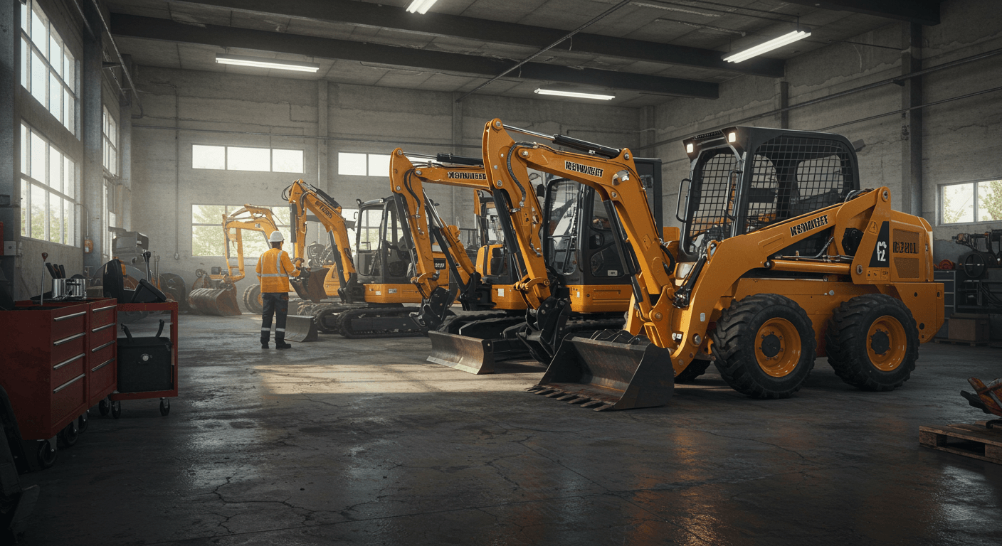 Uthyrning av byggmaskiner visualization