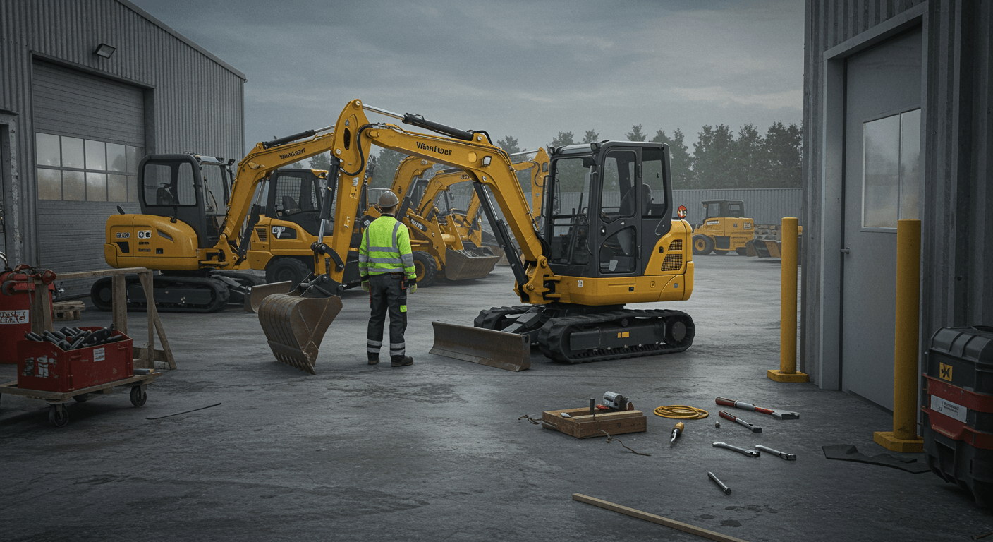 Uthyrning av byggmaskiner visualization