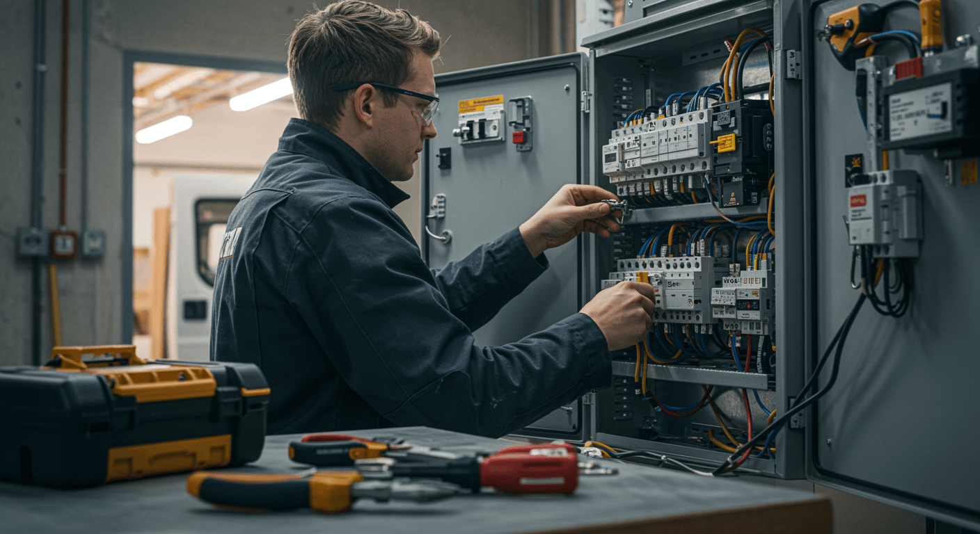 Elinstallationsverksamhet visualization