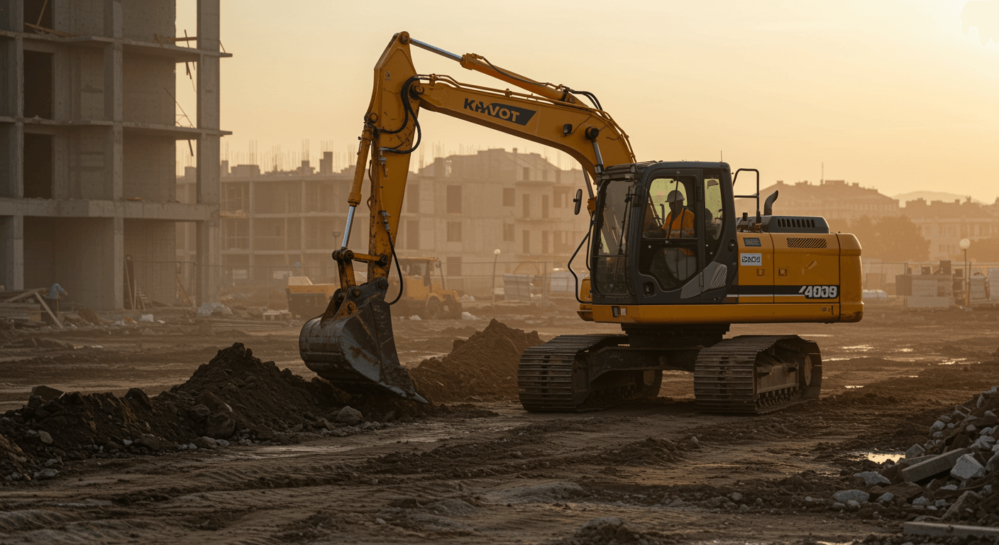 Uthyrning av entreprenadmaskiner visualization