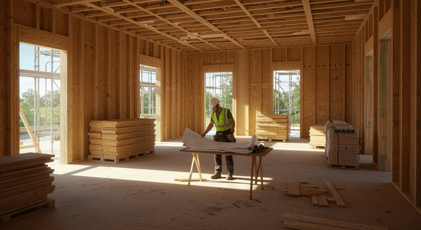 Byggnation av fastigheter visualization