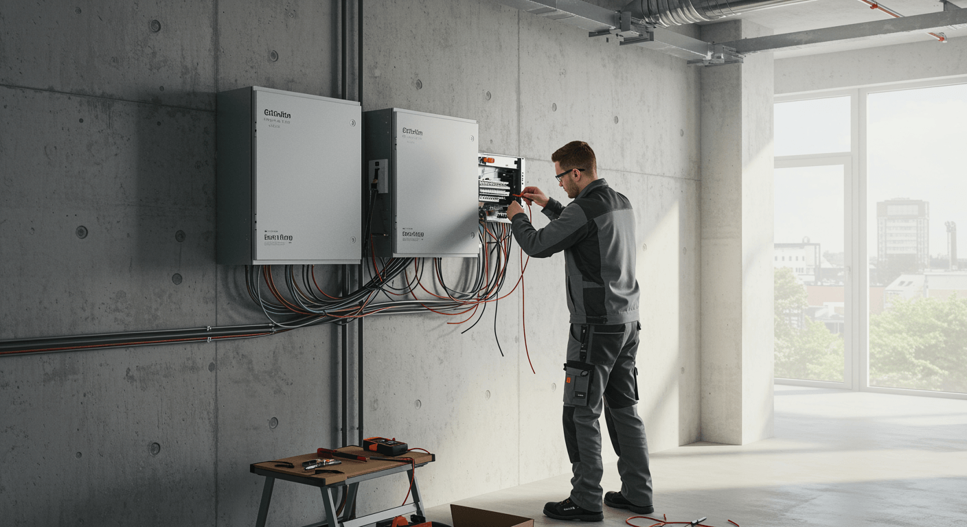 Elinstallations- och ventilationsbolag visualization