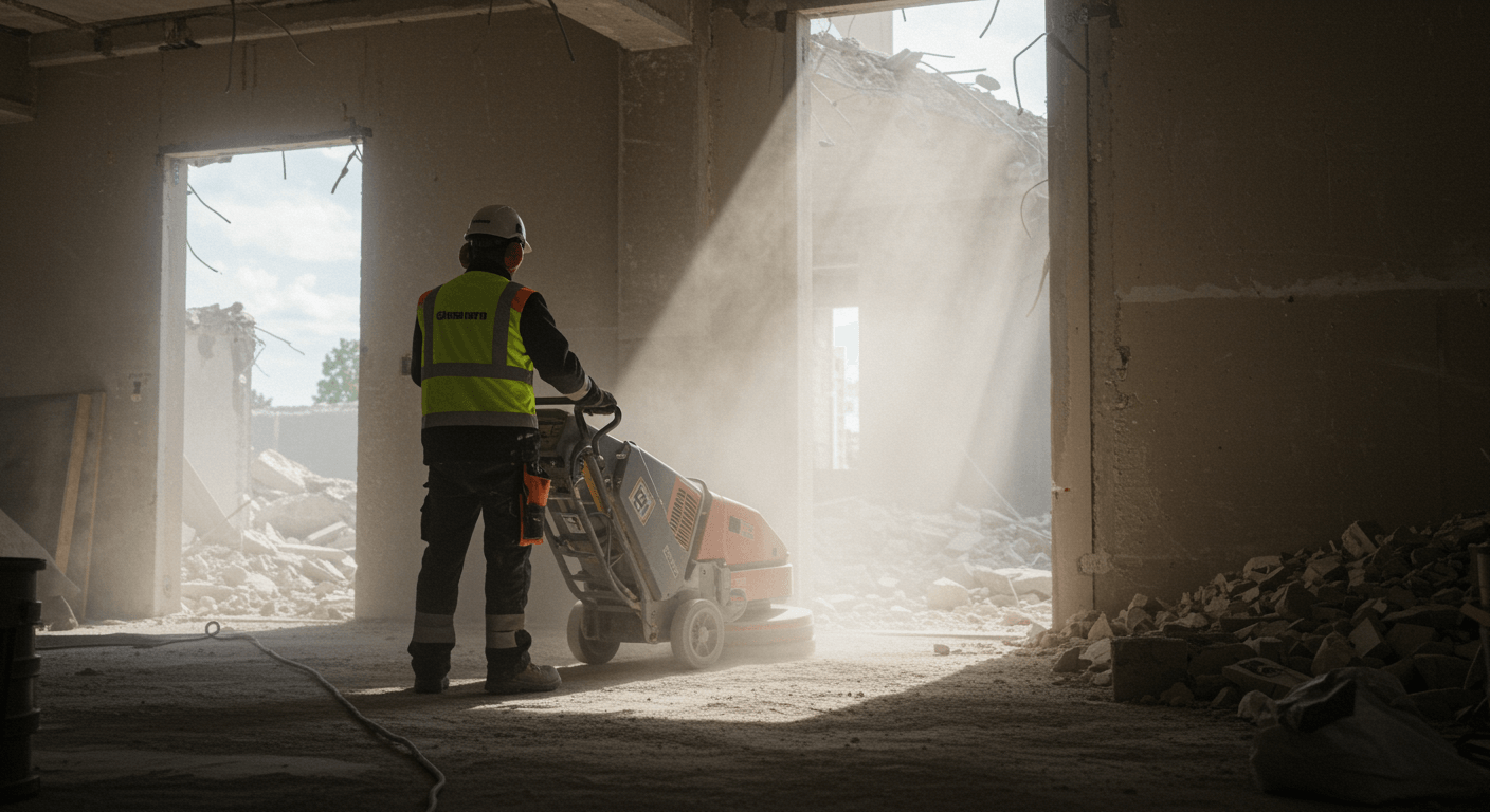 Betongsågning och borrning visualization