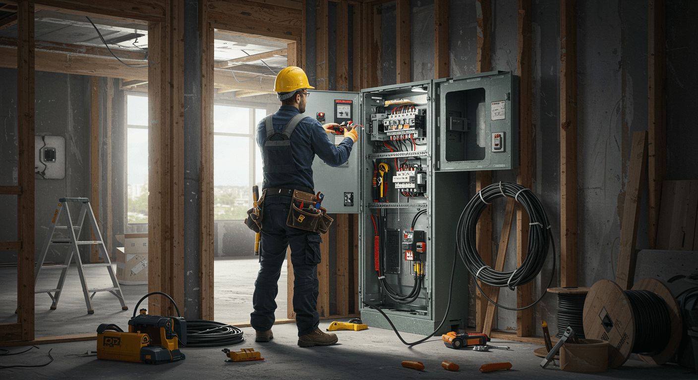 Elinstallationsverksamhet visualization