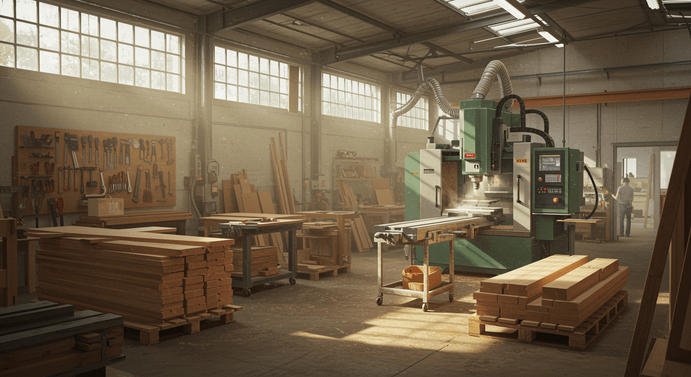 Specialfräsning av möbelkomponenter visualization