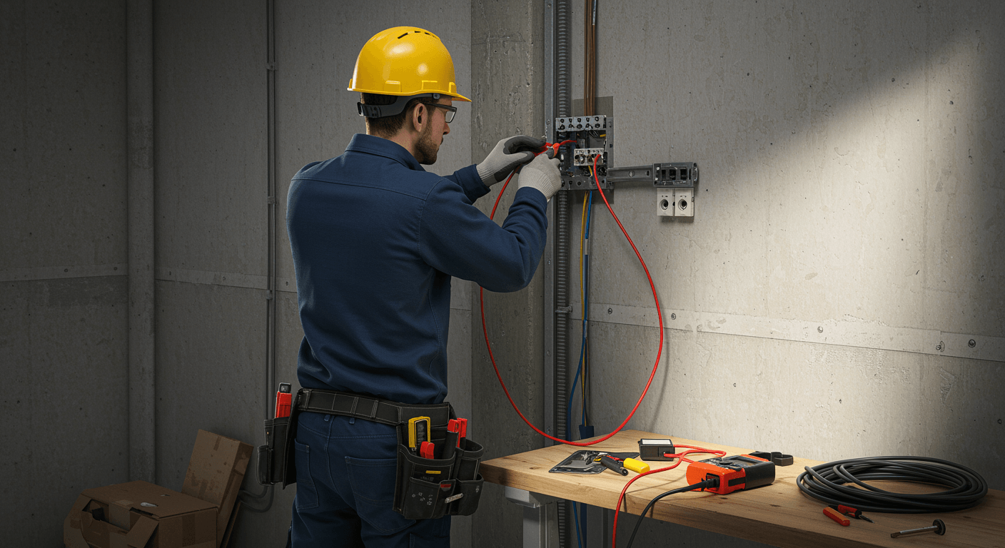 Elinstallationsverksamhet visualization