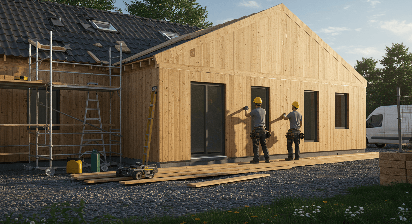 Bygg- och maskinentreprenad visualization