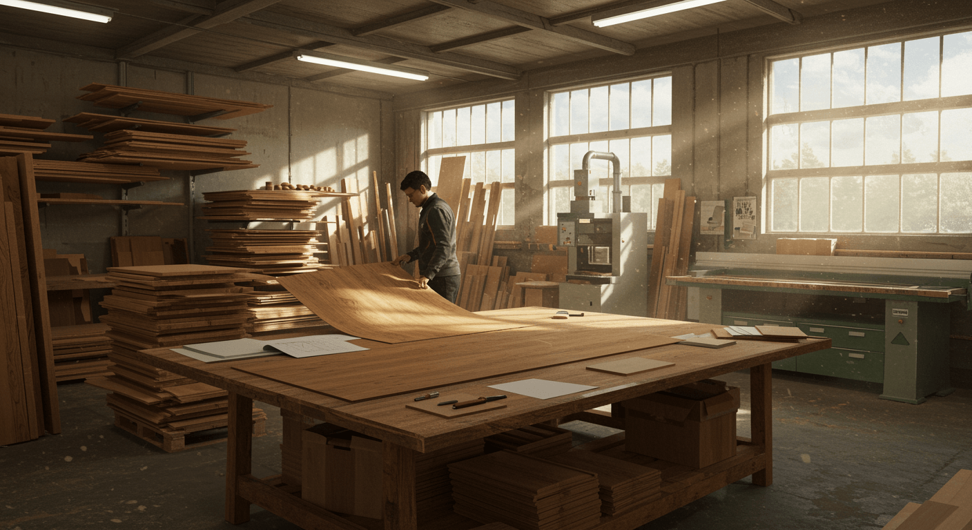 Tillverkning av snickeriprodukter visualization