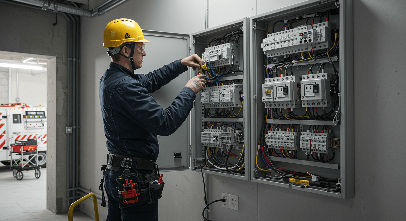 Elinstallationsverksamhet visualization