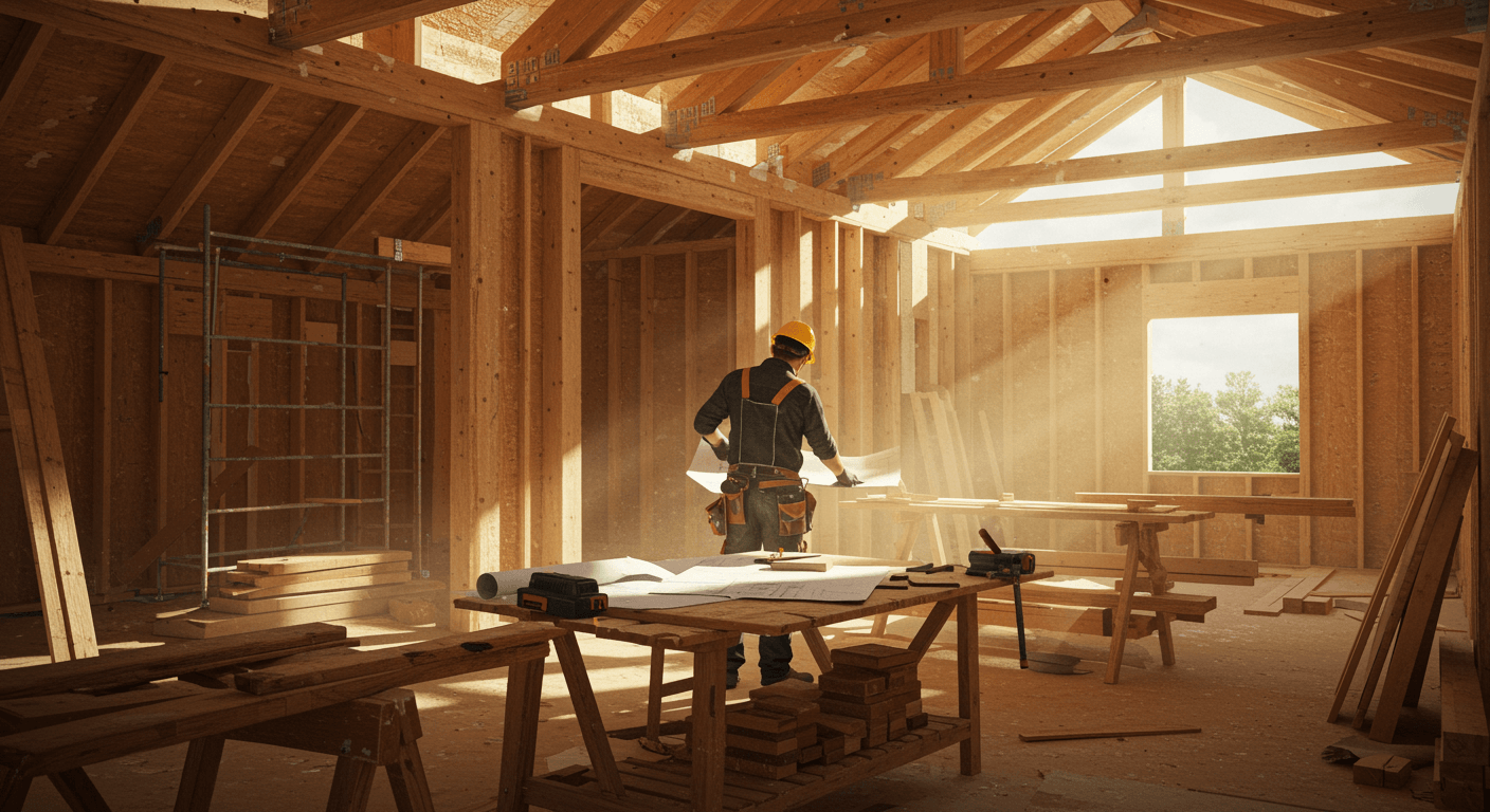 Byggverksamhet och snickeri visualization