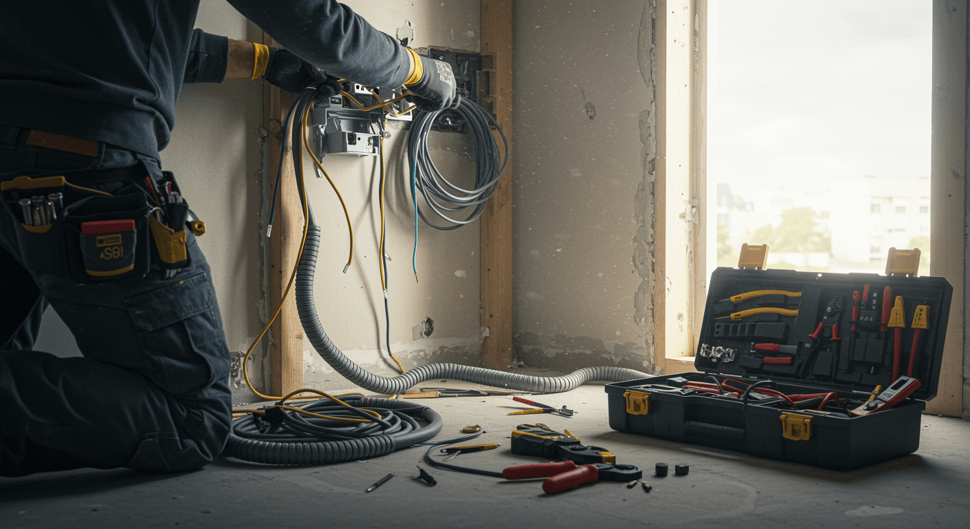 Elinstallationsverksamhet visualization