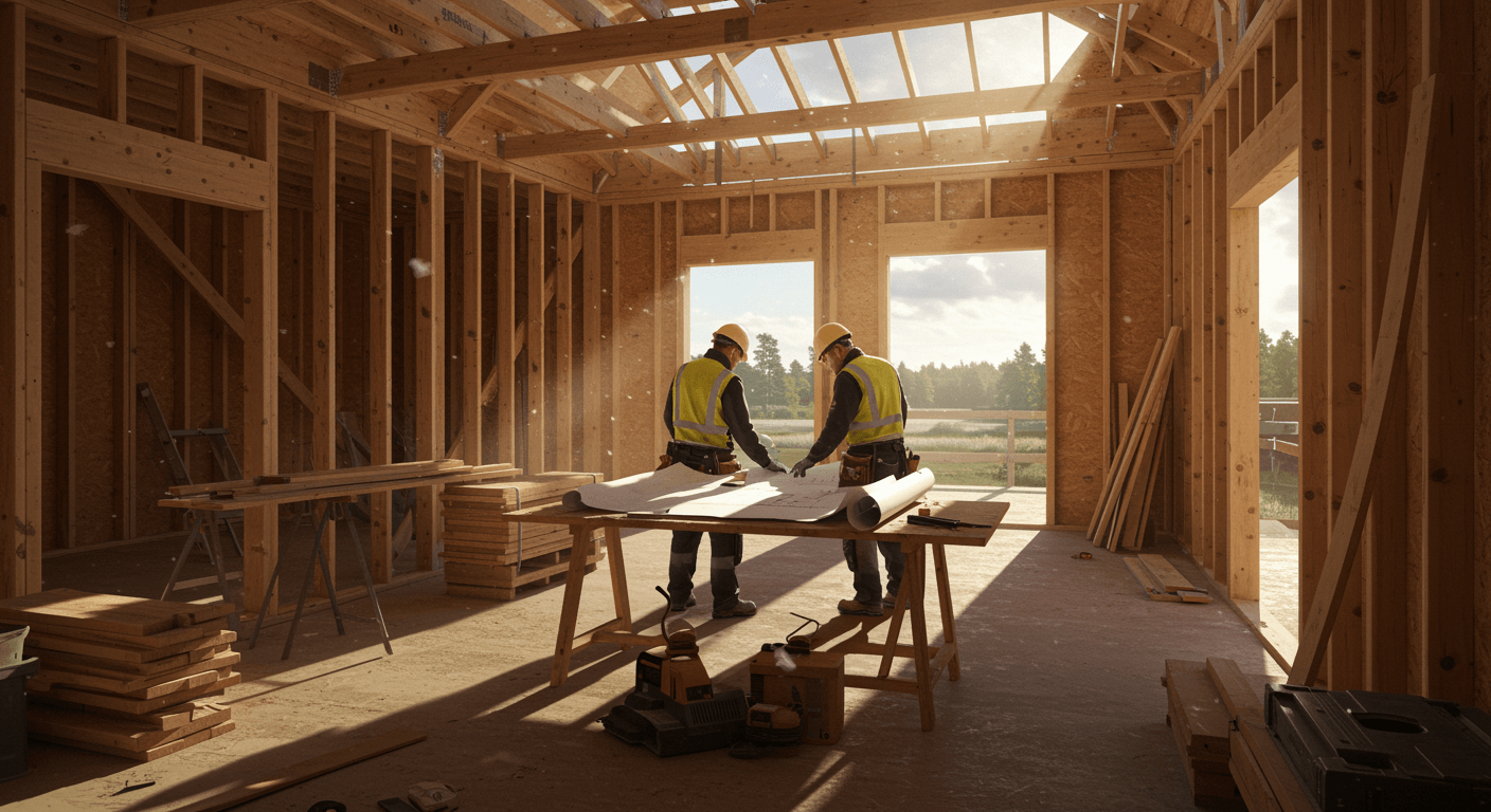 Byggande av bostäder visualization