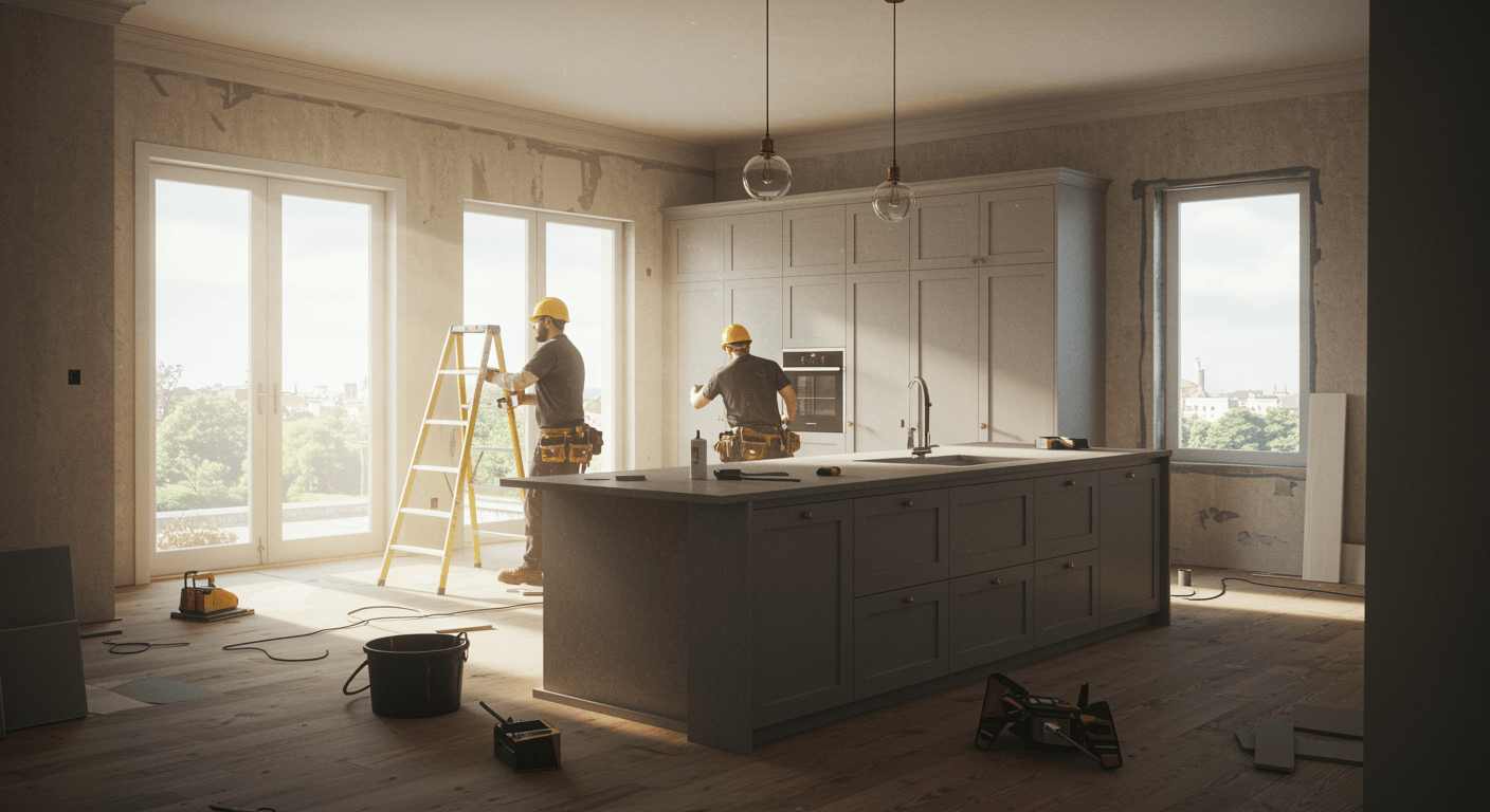 Byggentreprenad och förvaltning visualization