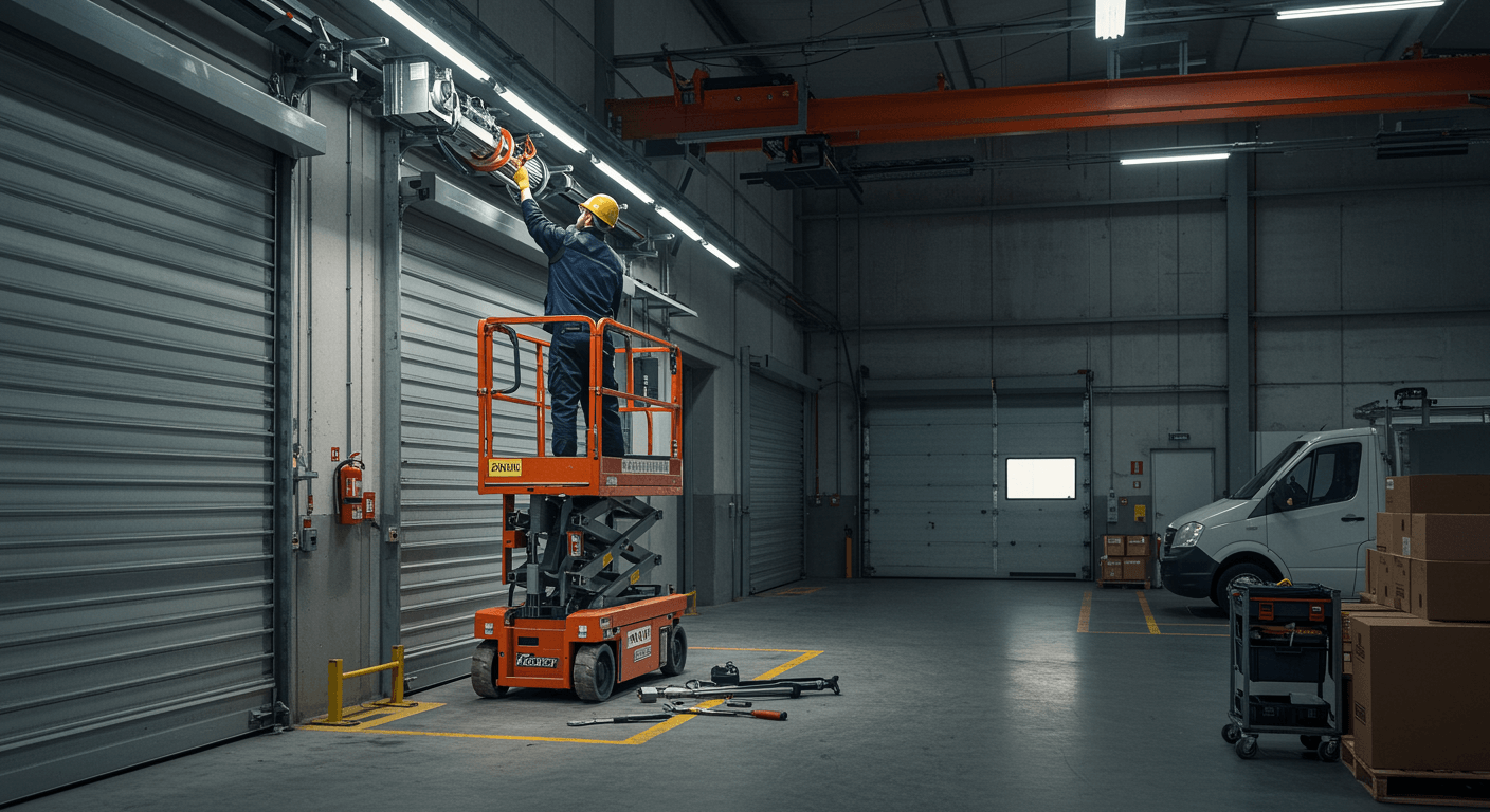 Försäljning av industriportar visualization