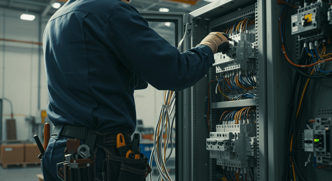 Elektriska installationer och förvaltning visualization