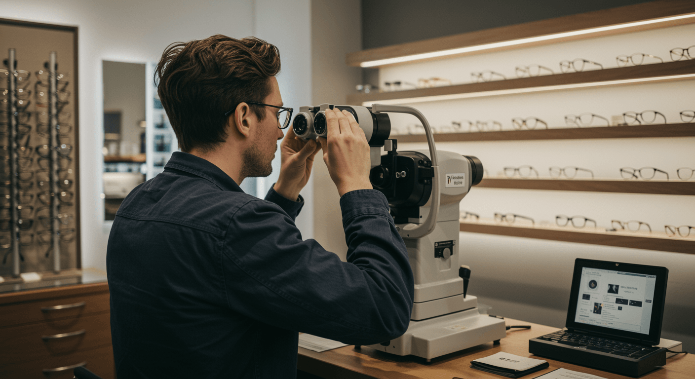 Försäljning av glasögon visualization