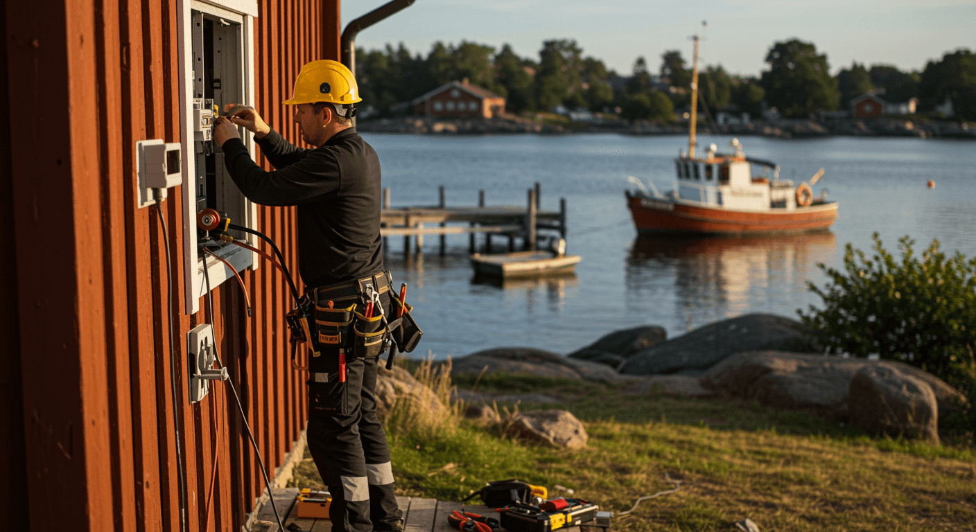 Elinstallationsverksamhet visualization