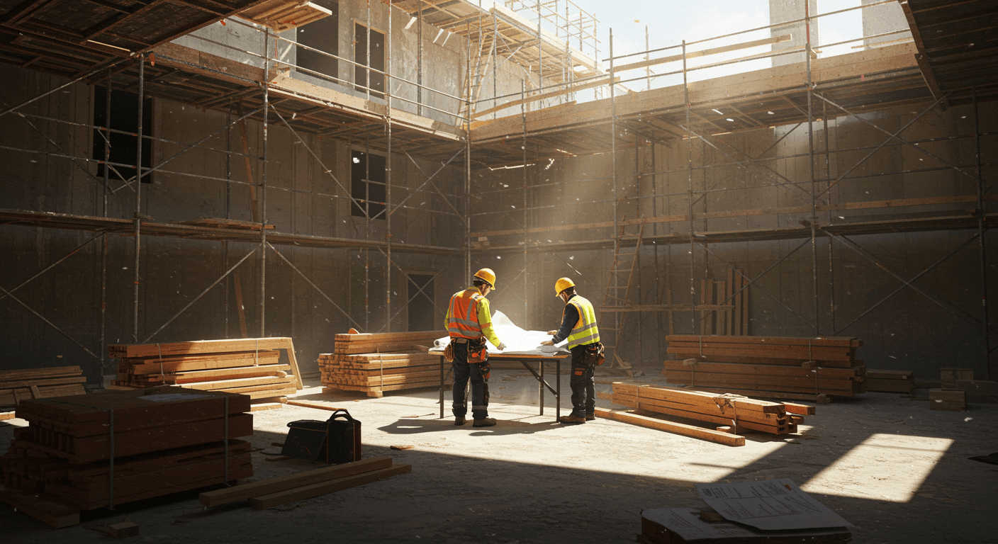 Byggverksamhet och fastigheter visualization