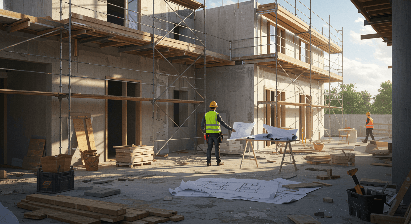 Bygg- och konsultverksamhet visualization